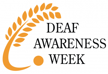 deaf awareness week logo