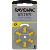 Ultima Plus Batteries - Size 10 yellow (Box of 10 X 6 packs)